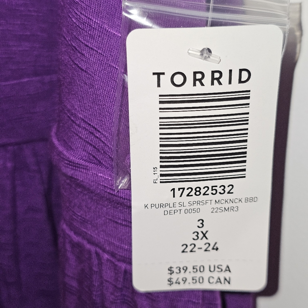 NWT Torrid top or dress. 3x - Picture 2 of 3